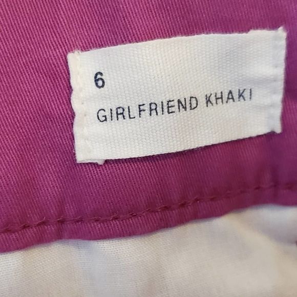 GAP Purple Cropped Utility Pants with Side Stripe Detail‎ Casual Everyday size 6 - Picture 8 of 9